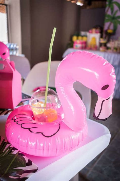 Flamingos Birthday Party Ideas Photo 11 Of 40 Flamingo Birthday