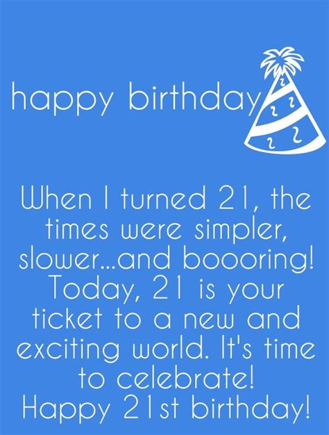 Funny 21st Birthday Quotes For Him Shortquotescc