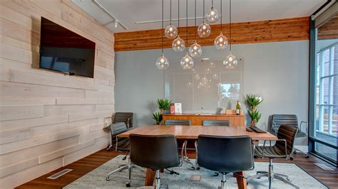 This commercial office design project for a boutique real ...