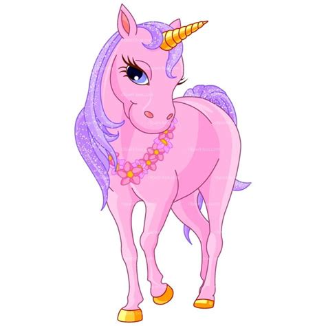 Pink Unicorn With Purple Hair Free Image Download