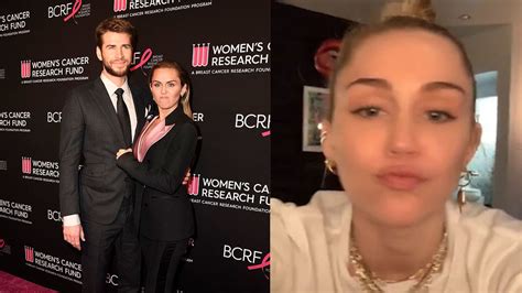 miley cyrus takes a swipe at liam hemsworth on instagram who magazine