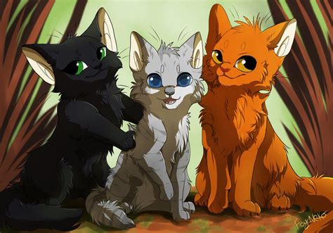 Warriors The Power Of Three Cute Kittiesre Draw By Feyneko On