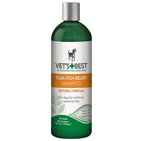 Vets Best Flea Itch Relief Dog Shampoo 16 Oz