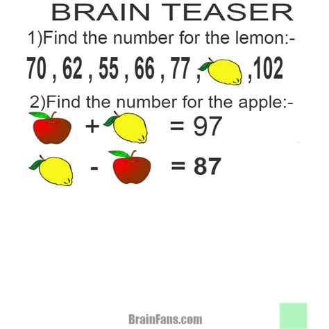 Maths Puzzle For Geniuses Number And Math Puzzle Brainfans
