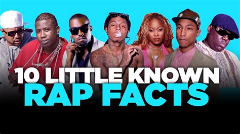 10 Little Known Rap Facts Youtube