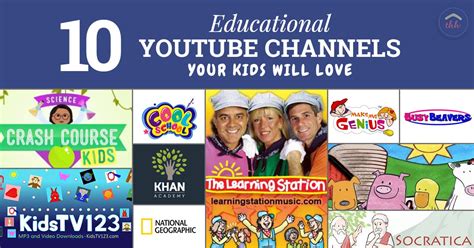 Ten Awesome Educational Youtube Channels For Kids The Happy Housewife