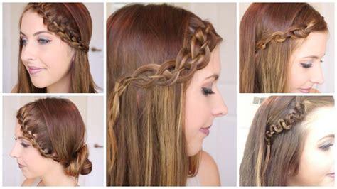 Keep clothes from sliding off hangers. 4 Different Headband Braid Hairstyles - YouTube