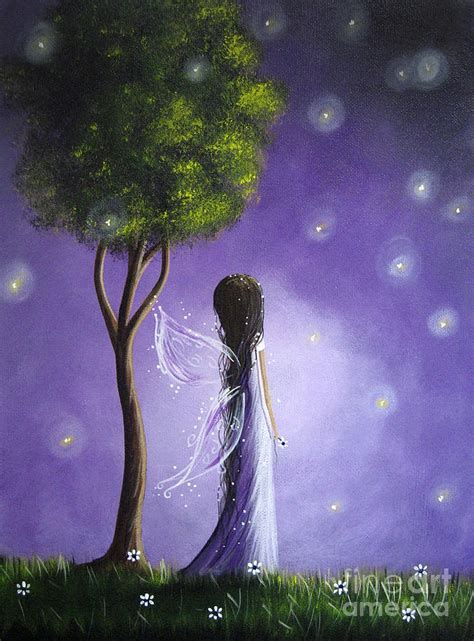 Original Fairy Art By Shawna Erback Painting By Shawna Erback