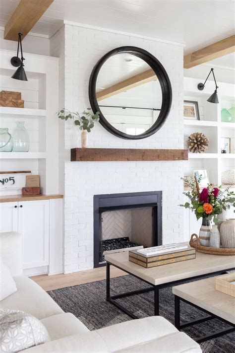 Incredible Modern Farmhouse Brick Fireplace Ideas 2022 Decoration