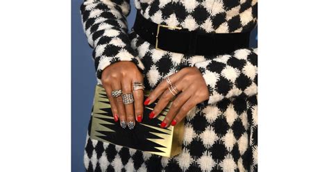 Janelle Monáe Critics Choice Awards Celebrity Nails From Award Show