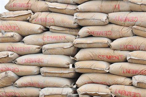 Cement bags stock image. Image of powder, material, object - 19858441