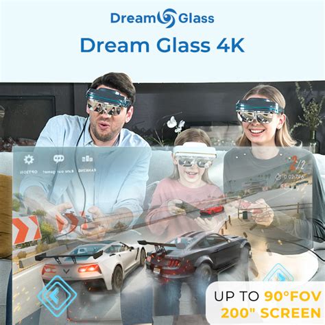 Track Dream Glass 4k Worlds 1st Portableandprivate Ar Hmds Indiegogo