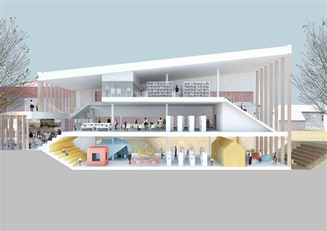 Gallery Of Library Building In Bauska Winning Proposal A2sm