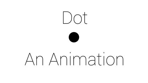 Dot An Animation YouTube
