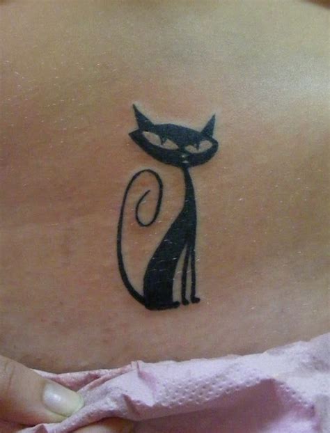 Black Cat Tattoo Tats Pinterest