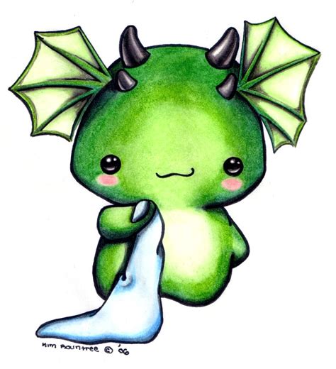 Cute Baby Dragon Pictures - Cliparts.co Think in a tube cut in half that connects the upper part of the rib cage, we drew on the first step and gets narrower closer now is your time to draw your own dragon.
