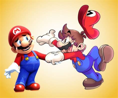 Mario Meets Mario By Super64fan On Deviantart