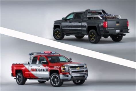Chevrolet Reveals Silverado Firefighter And Black Ops Concept Trucks