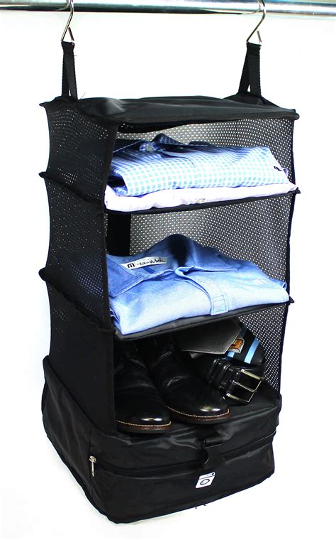Stow N Go Hanging Travel Shelves Small Black