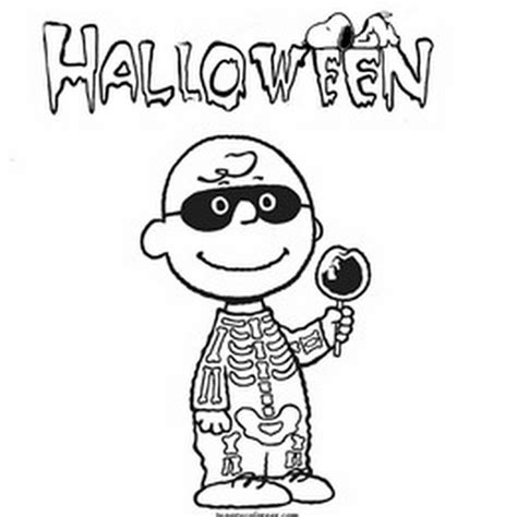Colorear Charlie Brown Halloween Jugar Y Colorear