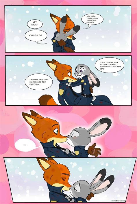 Too Emotional By Frava8 Zootopia Nick And Judy Disney Zootopia Nick