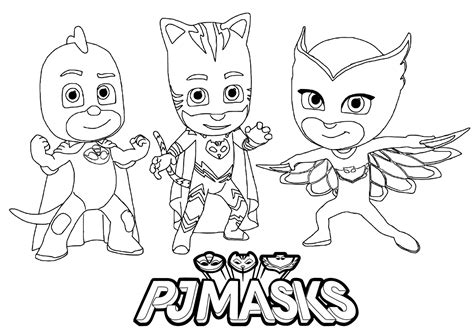 Pj Masks To Download For Free Pj Masks Kids Coloring Pages Pj Masks