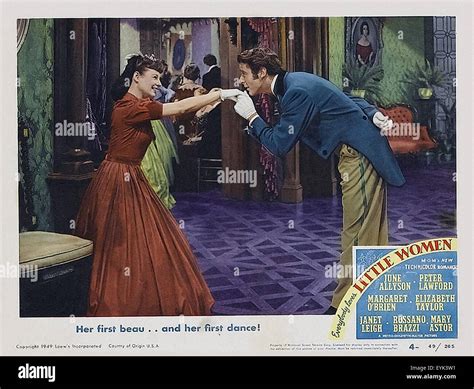 Little Women 1949 Movie Poster Stock Photo Alamy