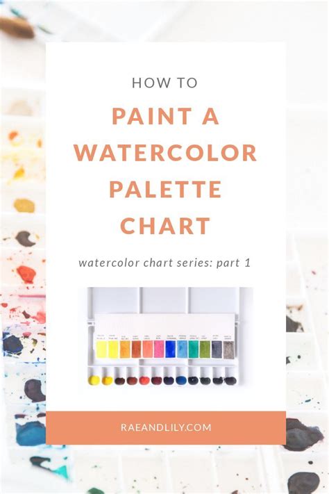 5 Types Of Watercolor Charts Type 1 Basic Color Chart Susan Chiang