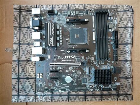 Msi Pro B450m Pro Vdh Max Am4 Amd B450 Sata 6gbs Micro Atx Amd