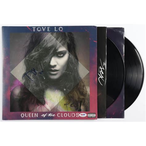 Tove Lo Signed Queen Of The Clouds Vinyl Record Album Psa Coa