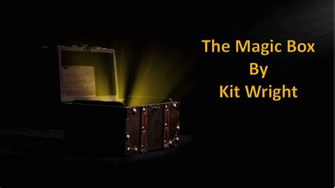The Magic Box Kit Wright Youtube