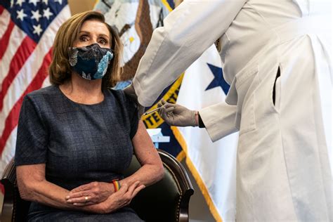 Pelosi Mcconnell Receive Coronavirus Vaccine From The Capitols Top