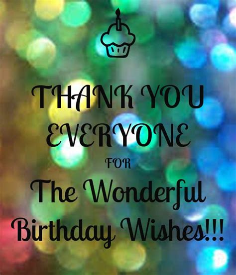 Thank You Birthday Wishes Quotes Inspiration