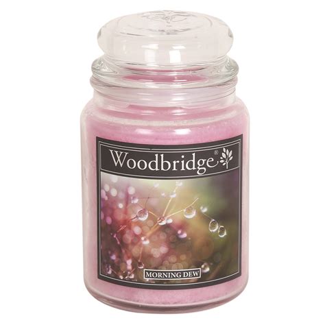 Morning Dew Woodbridge Large Scented Candle Jar