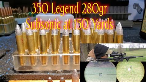 350 Legend Subsonic Ammo Kesildrive