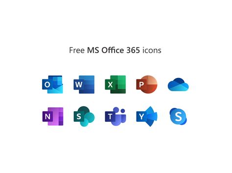 Picture 30 Of New Office 365 Icons Download Quigleysclan