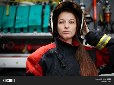 Photo Young Fire Woman Image And Photo Free Trial Bigstock