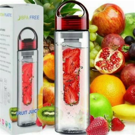 Jual Tritan Infuser Fruit Water Bottle G1 Botol Infused Air Minum