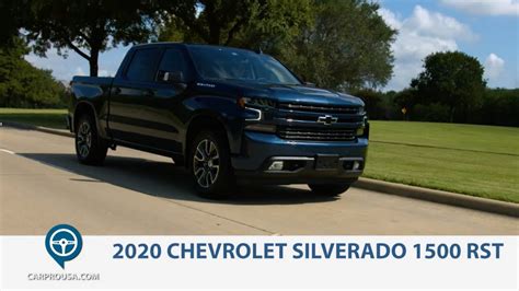 2020 Chevrolet Silverado 1500 Rst Crew Cab Review And Test Drive Youtube