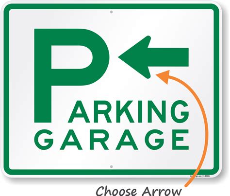 Parking Garage Signs Garage Directional Signs