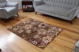 If the rug is 5 ft x 7 ft it is 60 inches x 84 inches which means it has a width of 60 inches a length of 84 inches and an area of 5040 square inches. 1023 Brown Burgundy Beige Rust Area Rugs Floral Carpet 2x3 ...