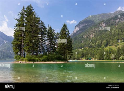 Predilsee Raibler Lake Lago Del Predil Friaul Julisch Veneto Italy