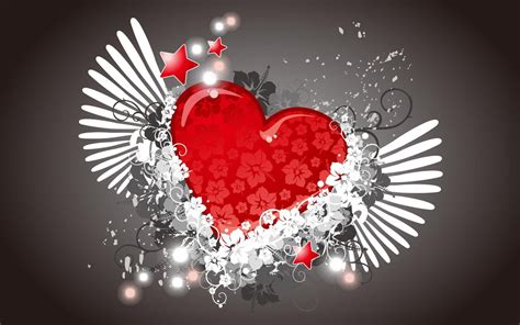 If you're looking for the best heart wallpapers then wallpapertag is the place to be. wallpapers: Flying Hearts Wallpapers