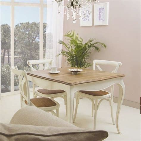 Colores para un salon estanterias para salon ideas para salones mesa auxiliar plegable mesa centro diseño mesa comedor mesa comedor diseño mesa comedor exte. Mesa de comedor provenzal cuadrada paris (con imágenes ...
