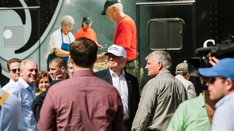 Donald Trump Visits Flood Damaged Louisiana Area The New York Times