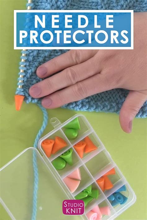 Knitting with double pointed needles is very different. Knitting Needle Point Protectors in 2020 | Knitting ...