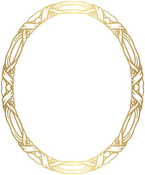 Gold Oval Frame Png Download Transparent Gold Frame Png For Free On