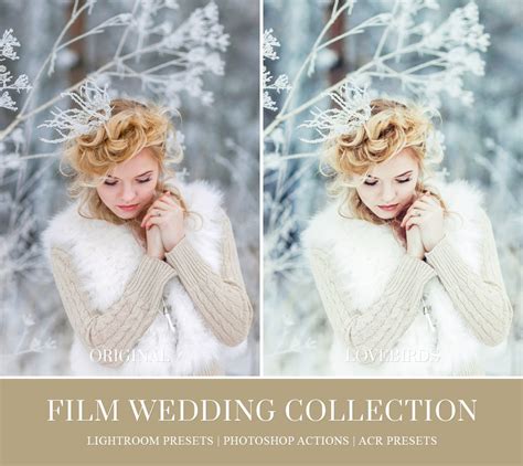 Made to make other wedding presets superfluous! Film wedding lightroom presets, photoshop actions and acr ...