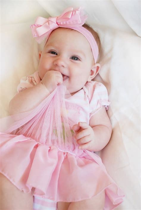 Happy Little Baby Precious Cute Baby Girl Beautiful Babies Pink