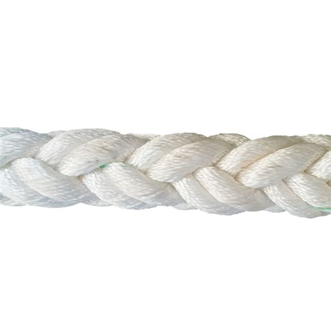 They have very good resistance to abrasion, sunlight, chemicals and cyclic loading. 56mm x 220m Nylon Mooring Rope 8 Strand With Green Tracer ...
